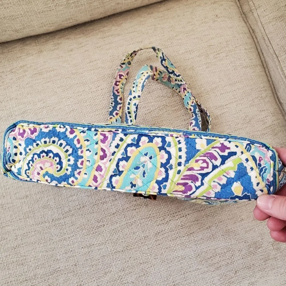 Vera Bradley Small Tic Tac Tote & Checkbook Cover in Capri Blue